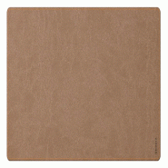Sous-main Rhodiarama M - 40x80 cm, en simili cuir italien souple, coloris taupe - beige 194270C
