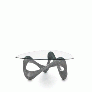 Stones Tetris Table Basse  (100X100 Transparent) En Verre Trempé Gris - gris 8033959241202