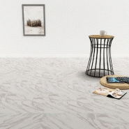 Vidaxl planches plancher autoadhésives 20 pcs pvc 1,86 m² marbre blanc 330176