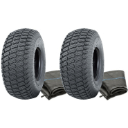 Lot de 2 - 15x6.00-6 4pr Wanda P332 grass tyre TL 15x6.00-6 TR13 Tube Lot de 2 - 15x6.00-6 4pr Wanda P332 grass tyre TL 15x6.00-6 TR13 Tube