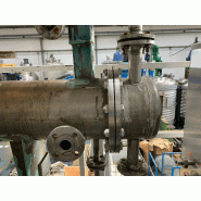 Échangeur tubulaire d'occasion Talleres Mores - 10,5 m² - Acier inoxydable 316L - Réf : C6296