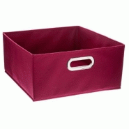 BOÎTE DE RANGEMENT PLIABLE PREMIUM 15X31CM FRAMBOISE - PARIS PRIX BOÎTE DE RANGEMENT PLIABLE PREMIUM 15X31CM FRAMBOISE - PARIS PRIX