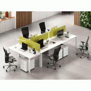 Bureau bench pour 4 personnes finitions modernes Bureau bench pour 4 personnes finitions modernes