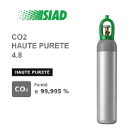 CO2 haute pureté SIAD - analyse, culture cellulaire et extraction supercritique - bouteilles B50, B20 et B10 CO2 haute pureté SIAD - analyse, culture cellulaire et extraction supercritique - bouteilles B50, B20 et B10
