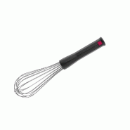 Fouet inox manche noir étanche antidérapant 25 cm - par 1