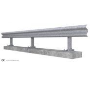 H2-w4 pab ce p 2 ondes - glissière de sécurité - marcegaglia buildtech - barrières pour bordure pont