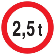 Panneaux rigides ronds 80 mm interdictions obligations - PNRPSC-TL02/I25T_0