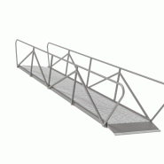 Passerelle de quai robuste et sécurisée pour opérations de chargement et déchargement