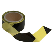 Ruban de chantier noir-jaune MW-Tools PW10011ZG Ruban de chantier noir-jaune MW-Tools PW10011ZG