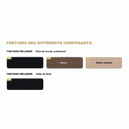 Table de réunion rectangulaire Sile - Bralco - Chêne_0