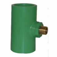 Te réduit Kryoclim fileté avec insert - 63x1/2'' - Référence 56FTRL6312