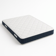 THE WHITE STONE Matelas simple 90 X 190 Ressorts ensachés et Memory Foam | H. 30 cm | Hypoallergénique | Fabriqué en Italie - blanc multi-matériau
