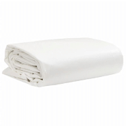 Vidaxl bâche blanc 1x2,5 m 650 g/m² 156196