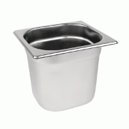Bac Gastro GN 1/6 (profondeur 150 mm) / GOLDINOX - gris inox 3701770821266