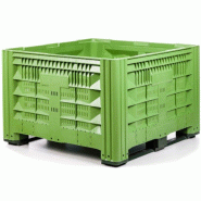 Caisse - palette plastique Disponible en version 4 pieds, 2 semelles et 3 semelles - 120FQA Caisse - palette plastique Disponible en version 4 pieds, 2 semelles et 3 semelles - 120FQA