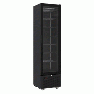Congélateur 1 porte en verre noir 221l l494 négative 7464.0052 COMBISTEEL