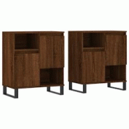 Helloshop26 - Buffet bahut commode armoire meuble de rangement organisateur cuisine salle de séjour salons lot de 2 bois 02_0036794 - 3000213064919 Helloshop26 - Buffet bahut commode armoire meuble de rangement organisateur cuisine salle de séjour salons lot de 2 bois 02_0036794 - 3000213064919