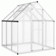 Helloshop26 - Serre tente abri plante fleur légumes avec cadre de base argent 169 x 169 x 195 cm aluminium Argent 02_0044516 - 3000220187212 Helloshop26 - Serre tente abri plante fleur légumes avec cadre de base argent 169 x 169 x 195 cm aluminium Argent 02_0044516 - 3000220187212