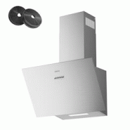 Hotte aspirante tête libre CIARRA A+++ 650 m³/h Hotte aspirante inclinée tête libre 60 cm LED VMS6762A - inox CBCS6762A Hotte aspirante tête libre CIARRA A+++ 650 m³/h Hotte aspirante inclinée tête libre 60 cm LED VMS6762A - inox CBCS6762A