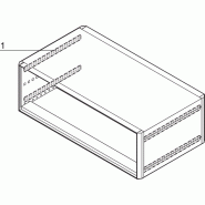 Kit de blindage CEM RatiopacPRO SCHROFF, du panneau latéral à la plaque de recouvrement, 435 mm Kit de blindage CEM RatiopacPRO SCHROFF, du panneau latéral à la plaque de recouvrement, 435 mm