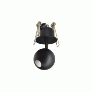 Mini Bora Spot encastrable LED 4,5 W 38° 3000 K Noir mat - Design orientable et anti-éblouissement - Beneito & Faure - noir 8436590200193