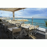 Paravent CLASSIC en verre pour brasseries et hôtels