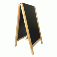 Stop trottoir ardoises amovibles - 1170 x 600 mm - Cadre bois PEFC - Utilisation extérieure/intérieure_0