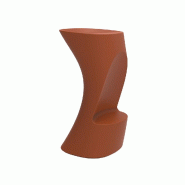 Tabouret haut design in & out NOMA - argile
