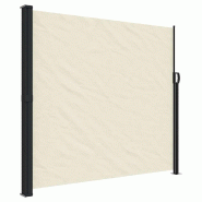 VidaXL Auvent latéral rétractable crème 180x300 cm Modèle Orion Vent - 4004340