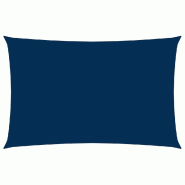 VidaXL Voile de parasol tissu oxford rectangulaire 5x8 m bleu Modèle Azur Évasion - bleu 135551