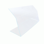 Vitrine de protection translucide - L50xP20xH43cm - PET 4mm