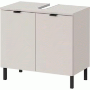 Vivabita Meuble sous vasque moderne gris cachemire Ariana - 3665367398626 Vivabita Meuble sous vasque moderne gris cachemire Ariana - 3665367398626