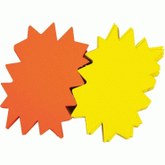 APLI 100402-25 éclatés fluos Jaune et Orange - 24x32 CM - 450grammes - Non effaçable - 3270241004021