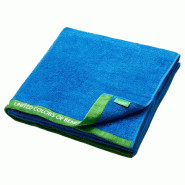 Benetton Rainbow - Serviette de bain 90x160cm 380GSM 100% coton couleur bleue - bleu BE698