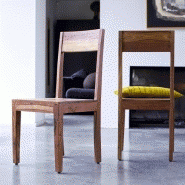 Chaise en palissandre mezzo Chaise en palissandre mezzo