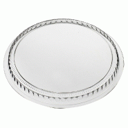 Couvercle pour verrine Athos PET transparent Ø8x0,5cm - par 1000