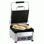 Grill panini petit premium plaques lisses avec surface utile 270x25... - PCGPLLPPT