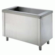 Meuble chauds et bain marie 3 gn 1/1-150 support - 1200x700x850 mm - 2100 W 230/1V - 10576600 Eurast - gris inox 10576600 Meuble chauds et bain marie 3 gn 1/1-150 support - 1200x700x850 mm - 2100 W 230/1V - 10576600 Eurast - gris inox 10576600