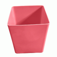 PLAST'UP ROTOMOULAGE pot de fleurs cubio h 50cm - rougefraise - rouge 0750122559718
