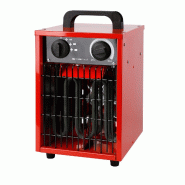 Radiateur soufflant Emerio Power - 30 m² - 3 000 W - IP24 - Fonction ventilation - Thermostat réglable - 3 réglages de température - FH-102990 - r