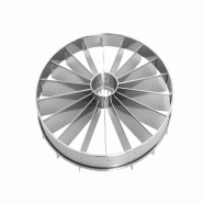 Schneider Diviseur - Découpe-gâteau 18 parts, acier inoxydable, Ø 330 mm x 45 mm - inox 120118
