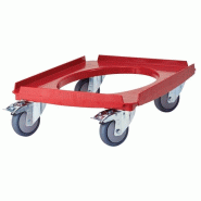 Socle rouleur pour Conteneur isotherme Cam Go Box - Cambro - rouge 3332435682979 Socle rouleur pour Conteneur isotherme Cam Go Box - Cambro - rouge 3332435682979