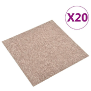 Vidaxl dalles de tapis de sol 20 pcs 5 m² 50x50 cm beige 147318 Vidaxl dalles de tapis de sol 20 pcs 5 m² 50x50 cm beige 147318