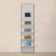 Élément de départ Alias 5 tablettes blanc L60xH240cm