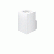 Applique Murale Led Zio, Blanc Mat, Angle De 38°, Pour Ampoule Gu10 De 50 Mm, Design Carré Moderne Pour Éclairage Intérieur - Beneito & Faure - bl