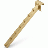 Bras incliné 15x15mm - 300 mm - 25x15 mm - or
