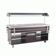 Buffet réfrigerée gn 5/1 l1900mm 7078.0015 COMBISTEEL