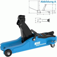 Cric rouleur 2 tonnes grh 2/330 l - 3828 Cric rouleur 2 tonnes grh 2/330 l - 3828