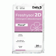Détergent désodorisant FRESHYSOL 2D - Dosette 20ml x 250 Floral - Daily K - 3700008344508