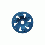 Diamwood expert en equipement plateau de surfaçage pcd big blue grinder d.130 x al. 25 mm x 6 pkd 3,4 mm - epoxy, peinture - diamwood - gris acier 36